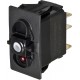 42022R - Off - on momentary 24V red illuminated S.P. switch. (1pc)